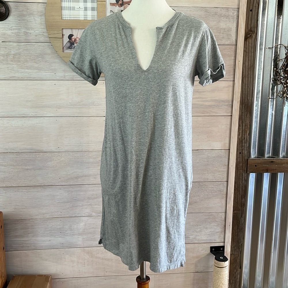 Free Assembly Gray Shirt Dress XS